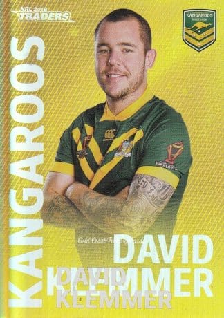 2018 NRL Traders World Cup Hero Parallel - WCP13 David Klemmer Kangaroos