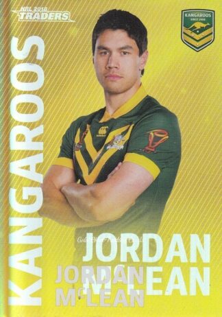 2018 NRL Traders World Cup Hero Parallel - WCP17 Jordan McLean Kangaroos