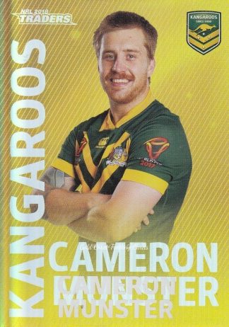2018 NRL Traders World Cup Hero Parallel - WCP19 Cameron Munster Kangaroos