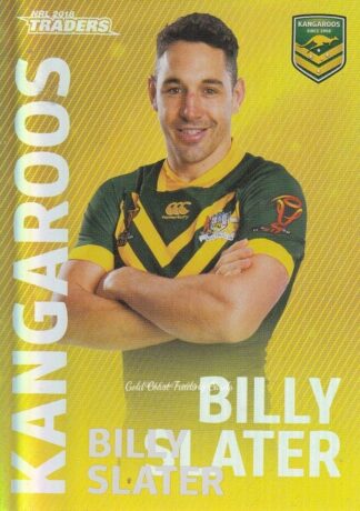 2018 NRL Traders World Cup Hero Parallel - WCP20 Billy Slater Kangaroos
