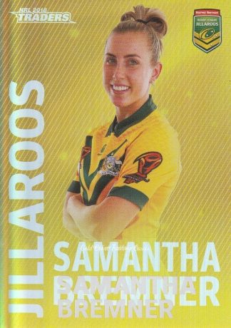 2018 NRL Traders World Cup Hero Parallel - WCP27 Samantha Bremner Jillaroos