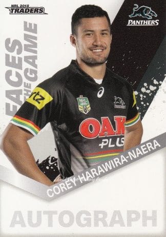 2018 NRL Traders Faces Of The Game - FG43 Corey Harawira-Naera Penrith Panthers