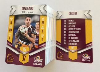 2018 NRL Xtreme Base Set - 144 Common Cards