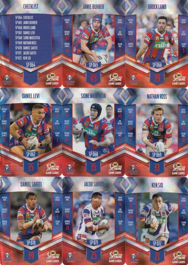2018 NRL Xtreme Silver Parallel - Full Set 144 Cards - Image 11
