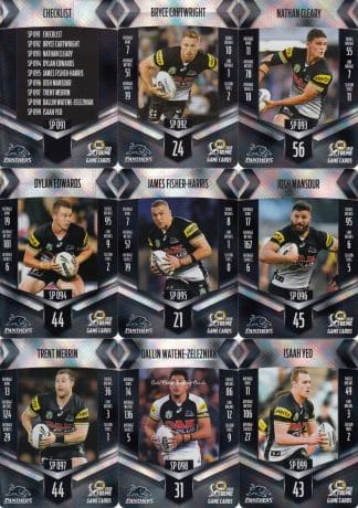 2018 NRL Xtreme Silver Parallel Team Set - Penrith Panthers