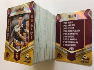 2018 NRL Xtreme Silver Parallel - Full Set 144 Cards