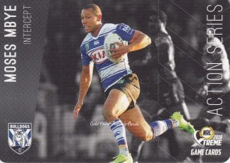 2018 NRL Xtreme Action Series - AS03 Moses Mbye Canterbury Bulldogs