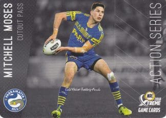 2018 NRL Xtreme Action Series - AS10 Mitchell Moses Parramatta Eels