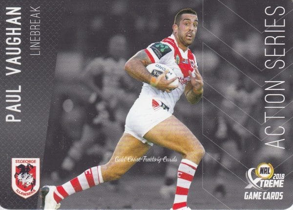 2018 NRL Xtreme Action Series - AS13 Paul Vaughan St George Dragons