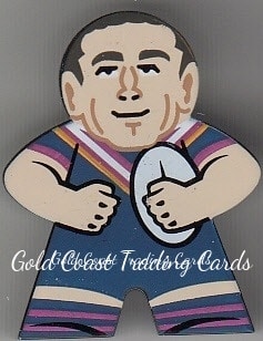 2018 NRL Xtreme Mini Footy Stars Figurine Black - FB14 Cameron Smith Melbourne Storm