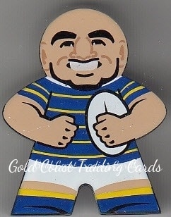 2018 NRL Xtreme Mini Footy Stars Figurine Black - FB19 Tim Mannah Parramatta Eels