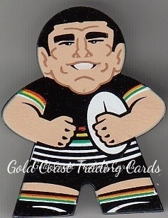 2018 NRL Xtreme Mini Footy Stars Figurine Black - FB21 Nathan Cleary Penrith Panthers