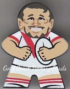 2018 NRL Xtreme Mini Footy Stars Figurine Black - FB26 Gareth Widdop St George Dragons