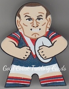 2018 NRL Xtreme Mini Footy Stars Figurine Black - FB27 Boyd Cordner Sydney Roosters