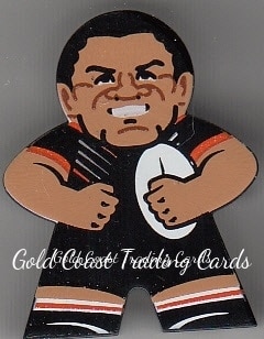2018 NRL Xtreme Mini Footy Stars Figurine Black - FB30 Issac Luke Warriors