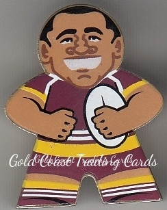 2018 NRL Xtreme Mini Footy Stars Figurine Gold - FG02 Anthony Milford Brisbane Broncos