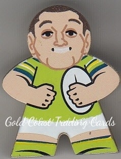 2018 NRL Xtreme Mini Footy Stars Figurine Gold - FG04 Josh Hodgson Canberra Raiders