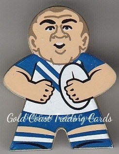 2018 NRL Xtreme Mini Footy Stars Figurine Gold - FG06 David Klemmer Canterbury Bulldogs