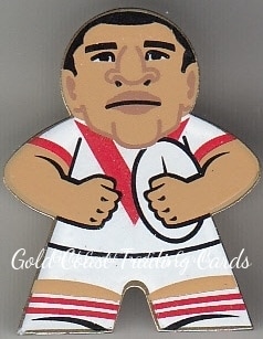 2018 NRL Xtreme Mini Footy Stars Figurine Gold - FG25 Tyson Frizell St George Dragons