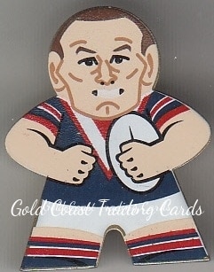 2018 NRL Xtreme Mini Footy Stars Figurine Gold - FG27 Boyd Cordner Sydney Roosters
