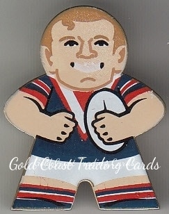 2018 NRL Xtreme Mini Footy Stars Figurine Gold - FG28 Jake Friend Sydney Roosters