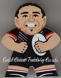 2018 NRL Xtreme Mini Footy Stars Figurine Gold - FG29 Shaun Johnson Warriors