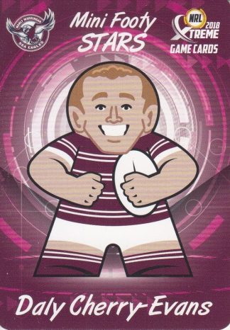 2018 NRL Xtreme Mini Footy Stars - MFS11 Daly Cherry-Evans Manly Sea Eagles
