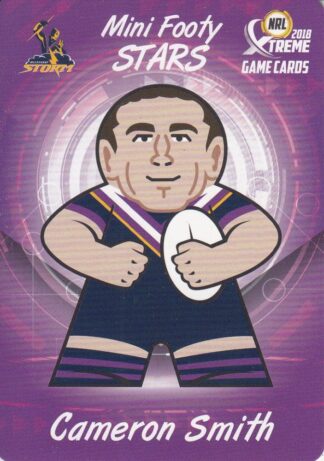 2018 NRL Xtreme Mini Footy Stars - MFS14 Cameron Smith Melbourne Storm
