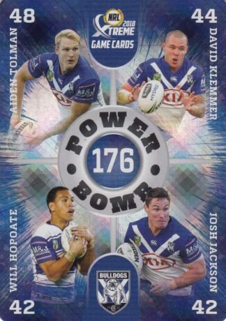 2018 NRL Xtreme Power Bomb - PB03 Canterbury Bulldogs