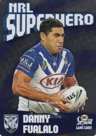2018 NRL Xtreme Superhero Parallel - PSH06 Danny Fualalo Canterbury Bulldogs