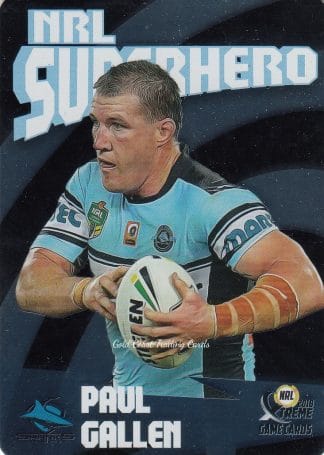 2018 NRL Xtreme Superhero Parallel - PSH07 Paul Gallen Cronulla Sharks