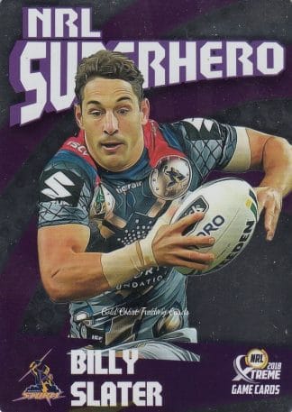 2018 NRL Xtreme Superhero Parallel - PSH14 Billy Slater Melbourne Storm