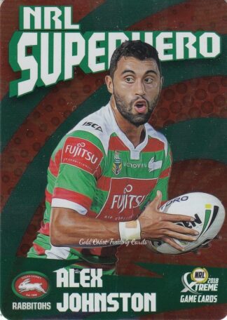 2018 NRL Xtreme Superhero Parallel - PSH23 Alex Johnston South Sydney Rabbitohs