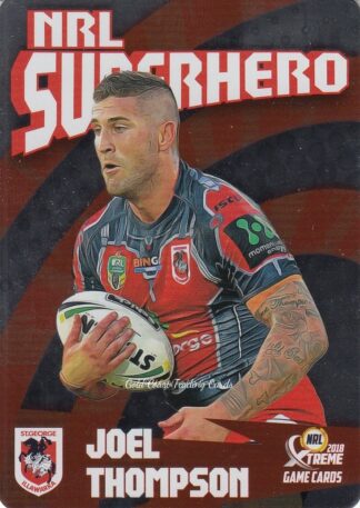 2018 NRL Xtreme Superhero Parallel - PSH25 Joel Thompson St George Dragons