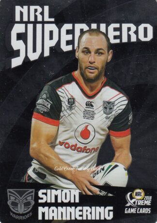 2018 NRL Xtreme Superhero Parallel - PSH29 Simon Mannering Warriors