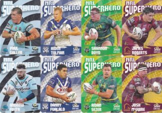 2018 NRL Xtreme Superhero - Full Set 32 Cards