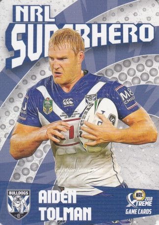 2018 NRL Xtreme Superhero - SH05 Aiden Tolman Canterbury Bulldogs