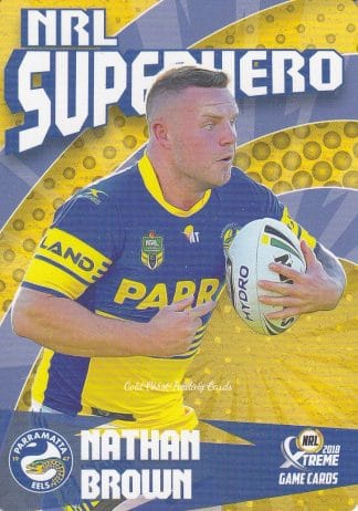 2018 NRL Xtreme Superhero - SH19 Nathan Brown Parramatta Eels