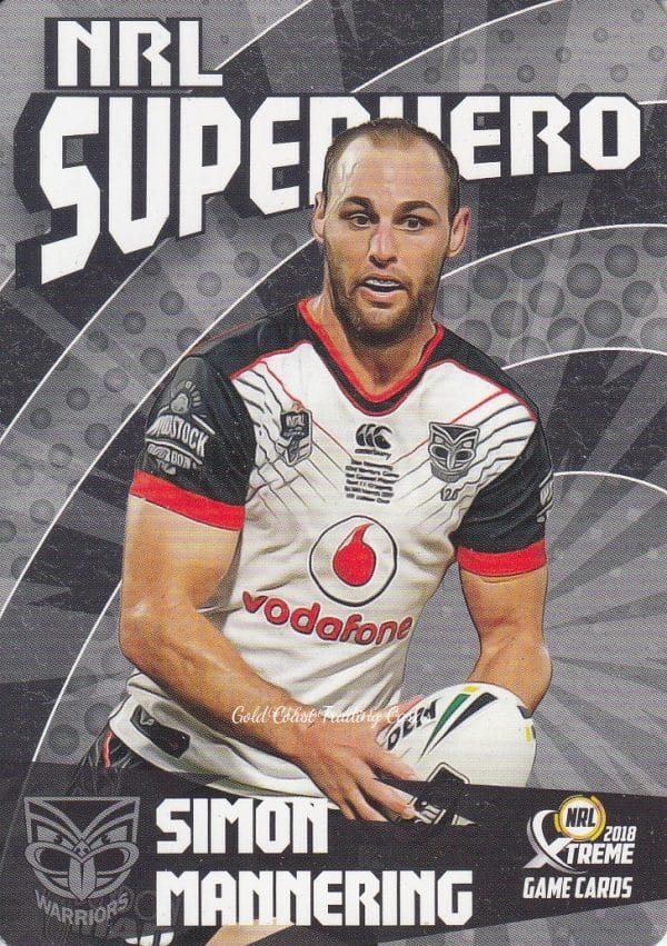 2018 NRL Xtreme Superhero - SH29 Simon Mannering Warriors