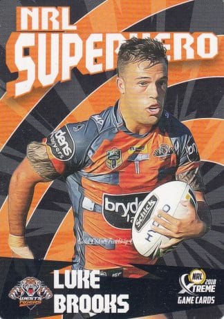 2018 NRL Xtreme Superhero - SH31 Luke Brooks Wests Tigers