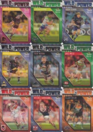 2018 NRL Xtreme Wild Power - Full Set 16 Cards