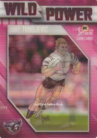 2018 NRL Xtreme Wild Power - WP06 Jake Trbojevic Manly Sea Eagles