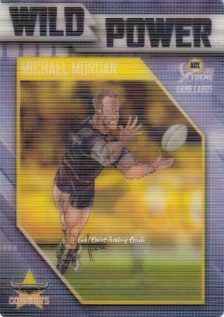 2018 NRL Xtreme Wild Power - WP09 Michael Morgan North Qld Cowboys