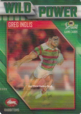 2018 NRL Xtreme Wild Power - WP12 Greg Inglis South Sydney Rabbitohs