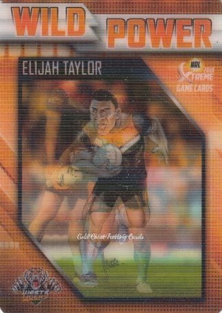 2018 NRL Xtreme Wild Power - WP16 Elijah Taylor Wests Tigers