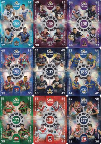 2018 NRL Xtreme Power Bomb - Full Set 16 Cards