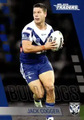 2019 Best & Less NRL Common Card - Base 07 Jack Cogger Canterbury Bulldogs