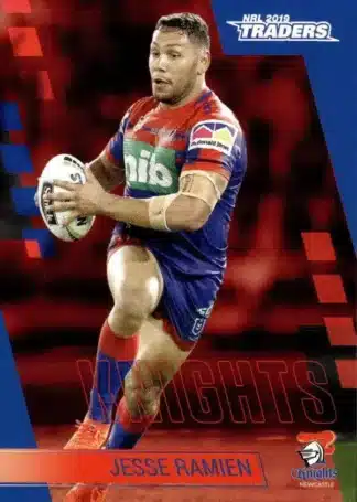 2019 Best & Less NRL Common Card - Base 24 Jesse Ramien Newcastle Knights