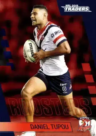 2019 Best & Less NRL Common Card - Base 42 Daniel Tupou Sydney Roosters