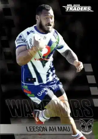 2019 Best & Less NRL Common Card - Base 43 Leeson Ah Mau Warriors